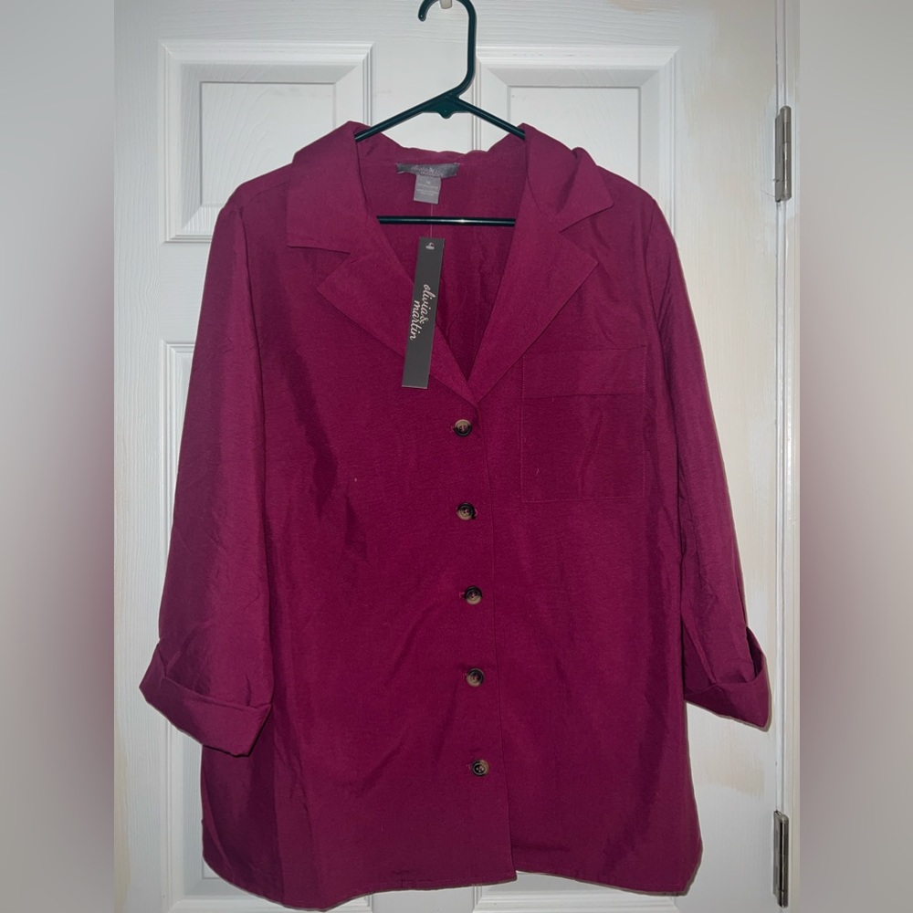 Olivia Martin Blouse - 1X